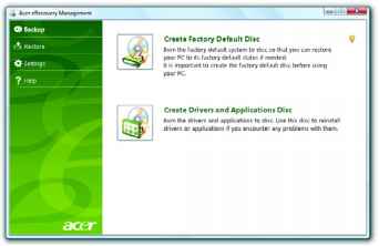 acer w500 recovery disc download
